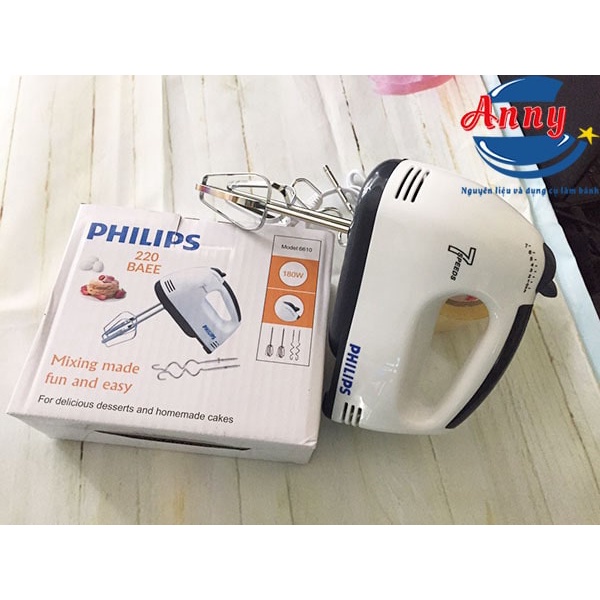 Máy đánh trứng cầm Tay Scarlett 180W philippp loại 1 có bảo hành có lại 9.9 hộp xịn