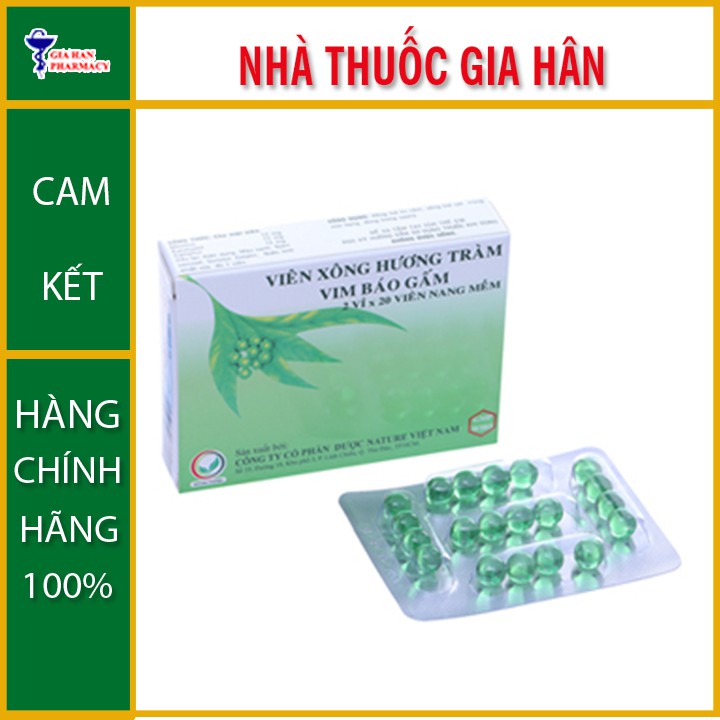 Viên Xông Hương Tràm Vim Báo Gấm - Gia Hân Pharmacy