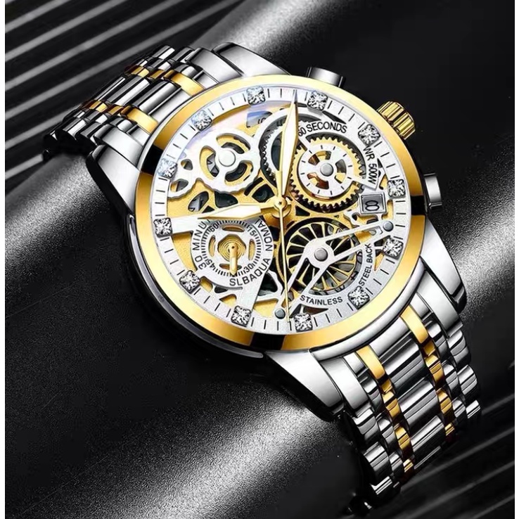 Đồng Hồ Nam Nhập Khẩu,Vỏ Thép Không Gỉ Cao Cấp - Sang Trọng,Lịch Lãm Lôi Cuốn Mọi Ánh Nhìn | BigBuy360 - bigbuy360.vn