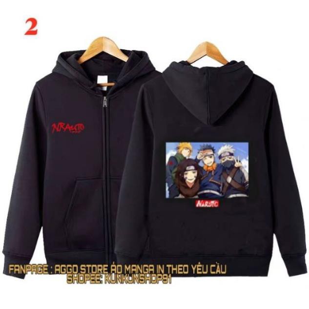 Áo Khoác Naruto In Theo Yêu Cầu