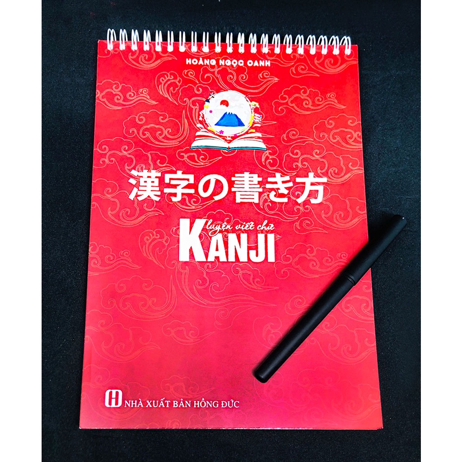 Sách tiếng Nhật - Luyện Viết Chữ Kanji (Tặng Kèm 1 Bút + Ngòi + Sổ tập làm văn và sổ luyện viết chữ Hán Freestyle)