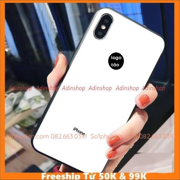 Ốp lưng ép kính giả iPhone Samsung A11 lưng bóng, siêu đẹp