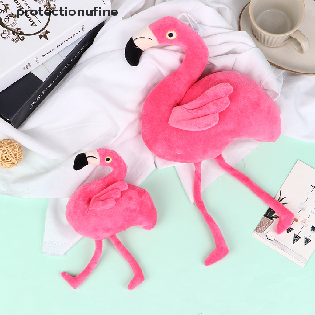 Thú Nhồi Bông Hình Chim Hồng Hạc Trái Tim Cao 15cm Chiều Cao 24cm PR3VN