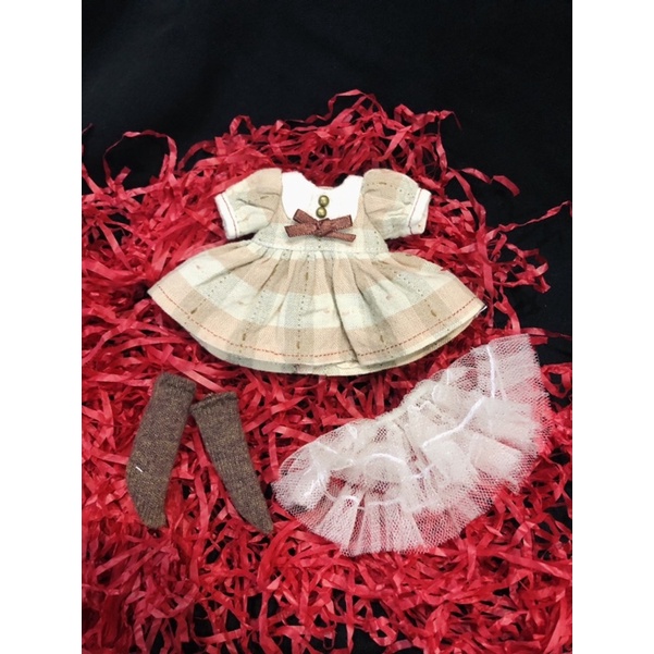 Set đầm cho búp bê bjd 1/8