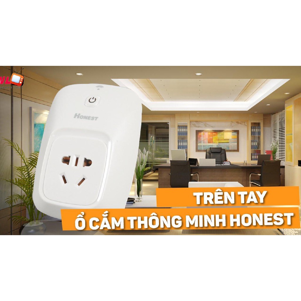 Ổ cắm điều khiển từ xa Honest HT-6805W Công suất lớn 30A/220V khoảng cách 1000M