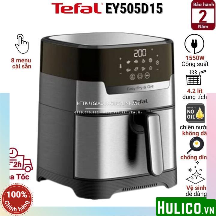Nồi chiên không dầu điện tử Tefal EY505D15 - 4.2 lít - 1550W
