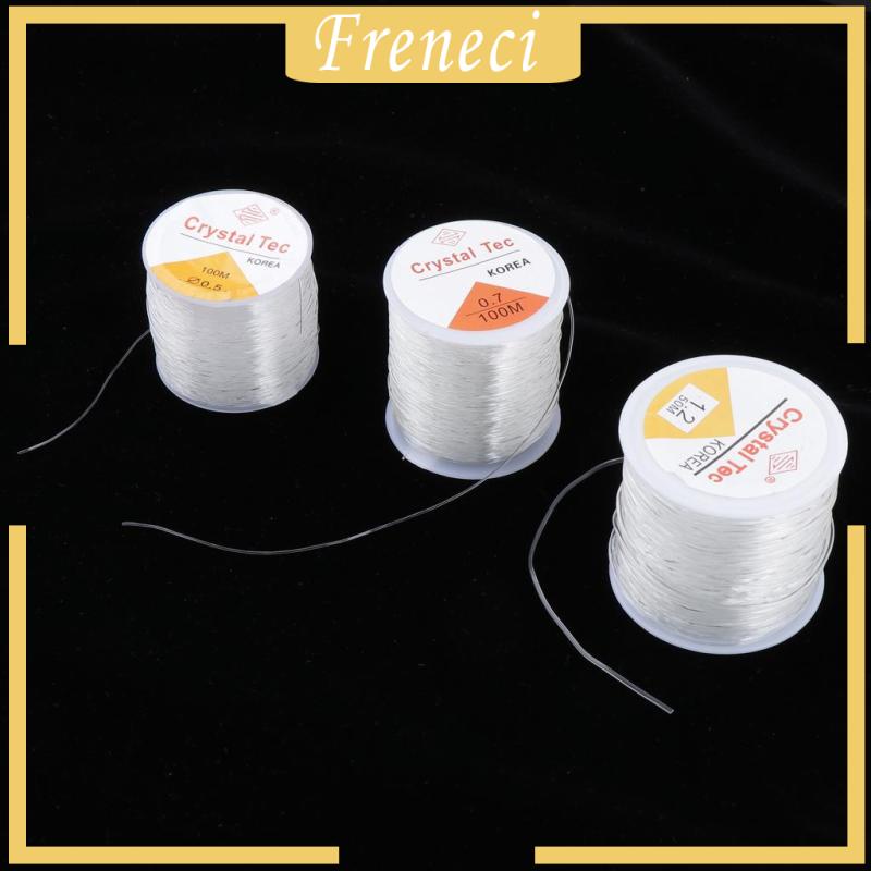 Cuộn Dây Pha Lê Co Giãn 0.7mm Dài 10m Dùng Làm Đồ Thủ Công