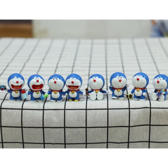 Bộ 8 Mô Hình Bảo Bối Thần Kì Doremon Doraemon (Máy ảnh)