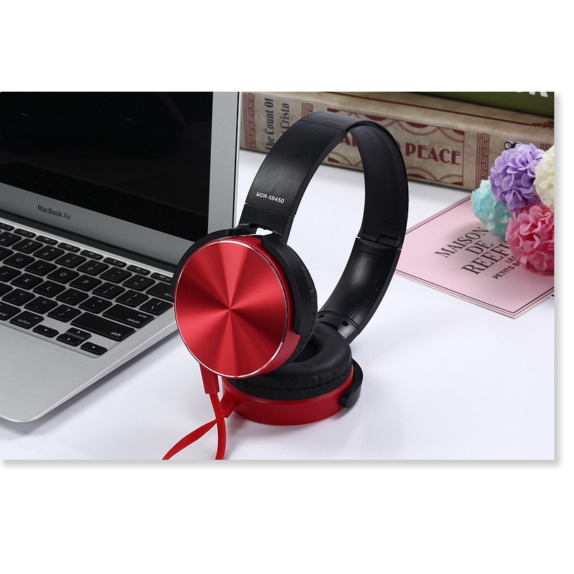 Tai nghe Extra Bass trẻ trung năng động, Tai Nghe Sony Xb450 Headphone Choàng Đầu, Đỉnh Cao Chống ồn, Âm Thanh Chất Lượn