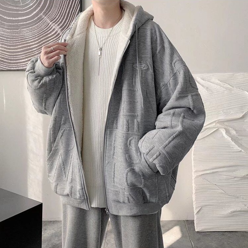 Áo khoác hoodie dáng rộng thời trang phong cách Hàn Quốc cho nam/ nữ