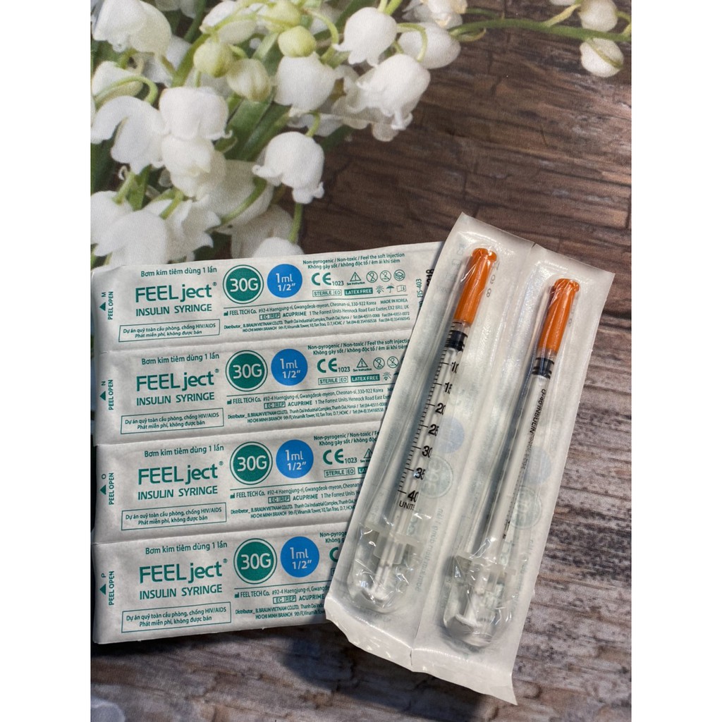 Kim tiểu đường feel ject U-40 insulin , 30G , 1ml