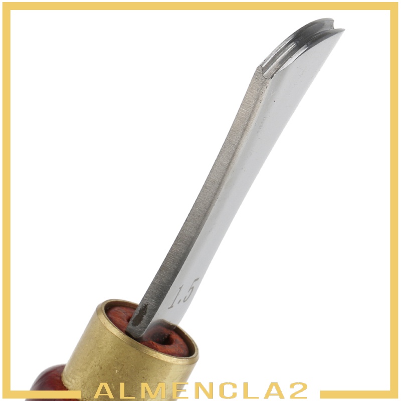 [ALMENCLA2] Leather Edge Creaser Stainless Steel Press Line Leather Craft Tools 1mm