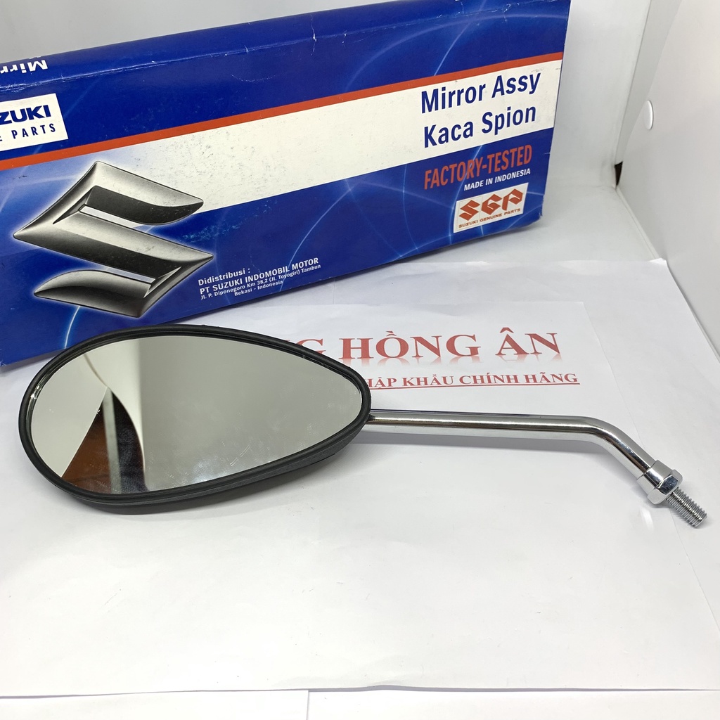 Kính chiếu hậu  Raider Fi, Satria Fi, Bandit gọng xi nhập khẩu chính hãng Suzuki Indonesia - PT HỒNG ÂN