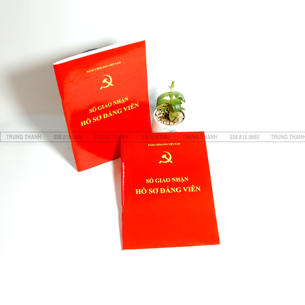 Sổ giao nhận Hồ sơ Đảng viên, kích thước A4, ruột 100 trang