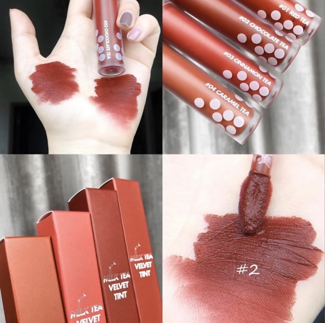 [HOT NEW] Son Kem Lì, Mịn Mượt Như Nhung Romand Milk Tea Velvet Tint 4.4g