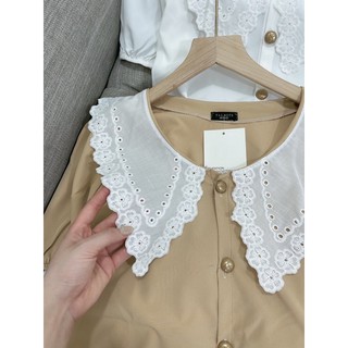 Váy Babydoll đũi cổ sen