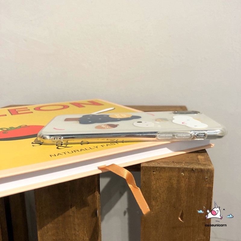 Ốp điện thoại TPU mềm màu trong suốt họa tiết tối giản cho iPhone 6 6s 7 8 Plus 11 Pro Max XR X XS MAX | BigBuy360 - bigbuy360.vn