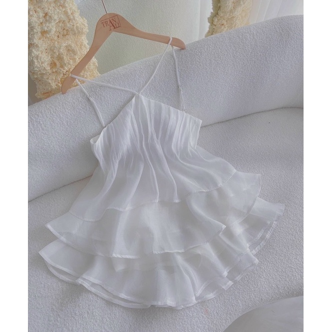 Set áo yếm peplum+ Quần short