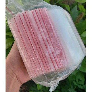100gr Túi zip chỉ đỏ