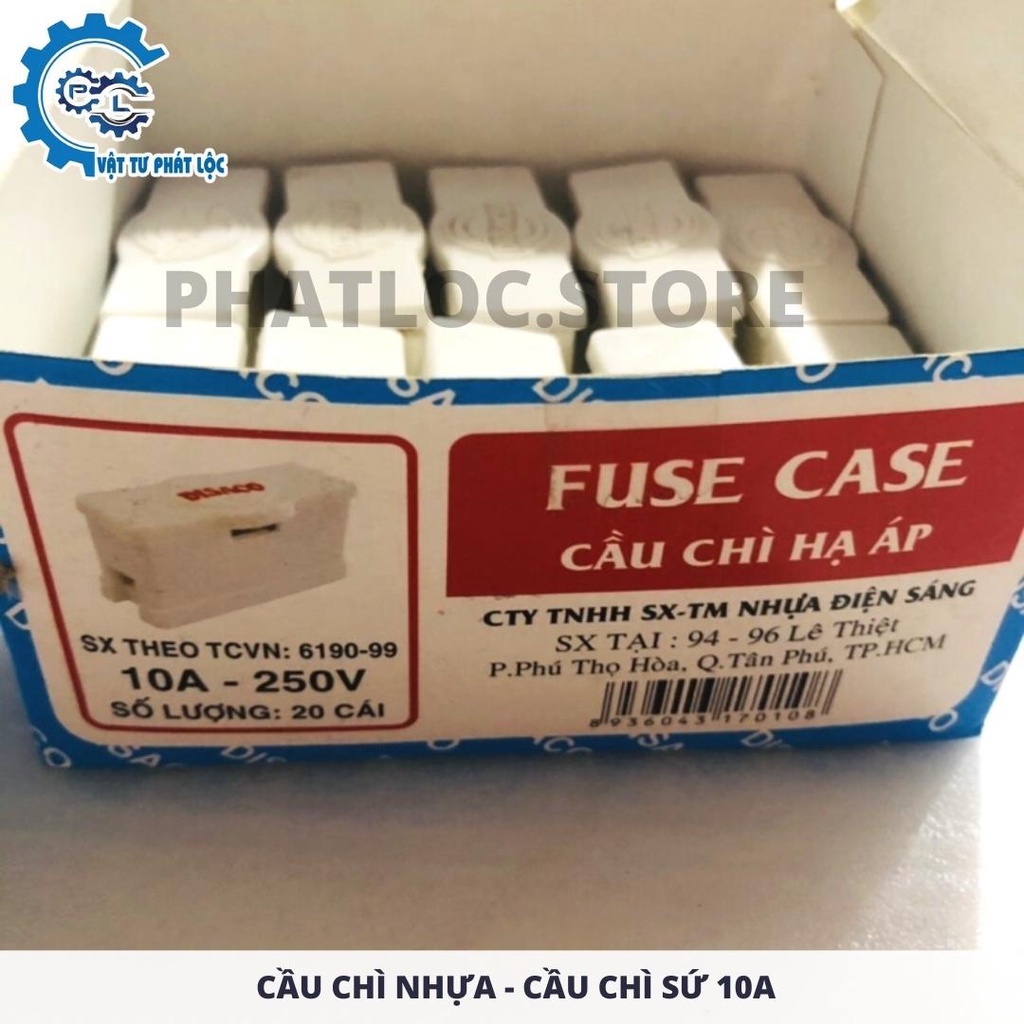 Cầu Chì Nhựa - Cầu Chì Sứ 10A - Cầu Chì Âm