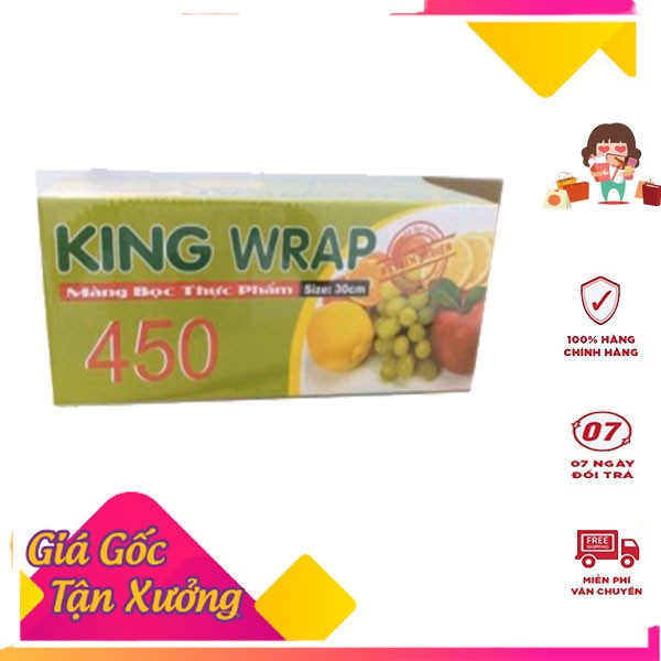 Màng Bọc Thực Phẩm King Wrap 30cm x 450m📣 Giá Rẻ Bất Ngờ! Thờ Ơ Là Hết📣