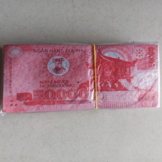 10 tép polime mệnh giá 50 ngàn