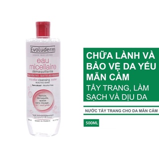 Nước Tẩy Trang Evoluderm 500ml 🌟