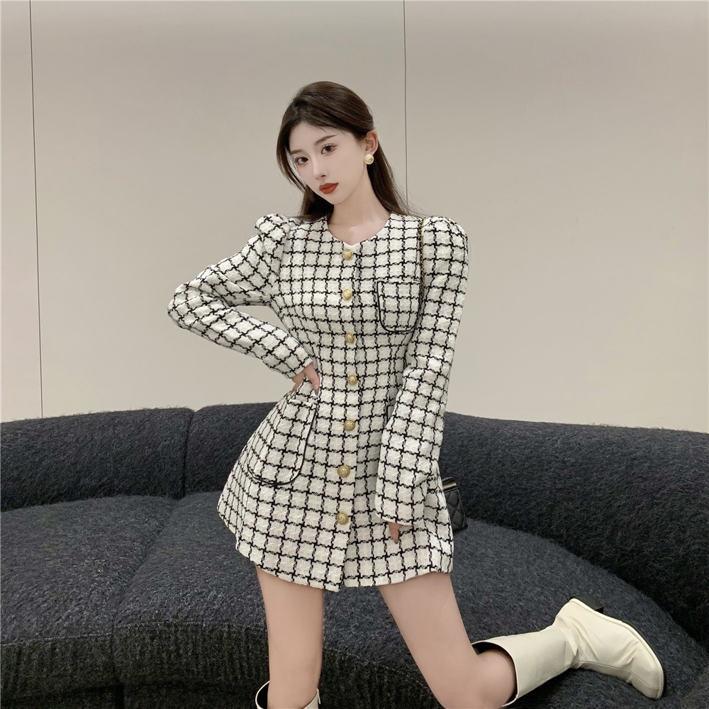 Đầm tay dài thu đông Emilyshop ulzzang