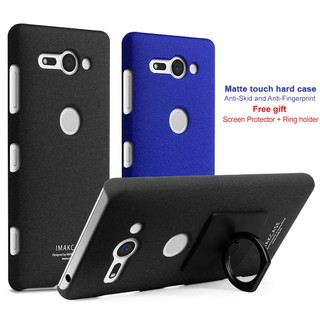 Ốp lưng bảo vệ màu trơn thời trang cho điện thoại Sony Xperia XZ2 XZ2