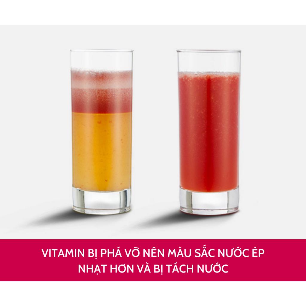 [Mã ELHA22 giảm 6% đơn 300K] Máy ép trái cây Slowjuicer công suất lớn Mishio OJ6-Fruitberry-S 400W