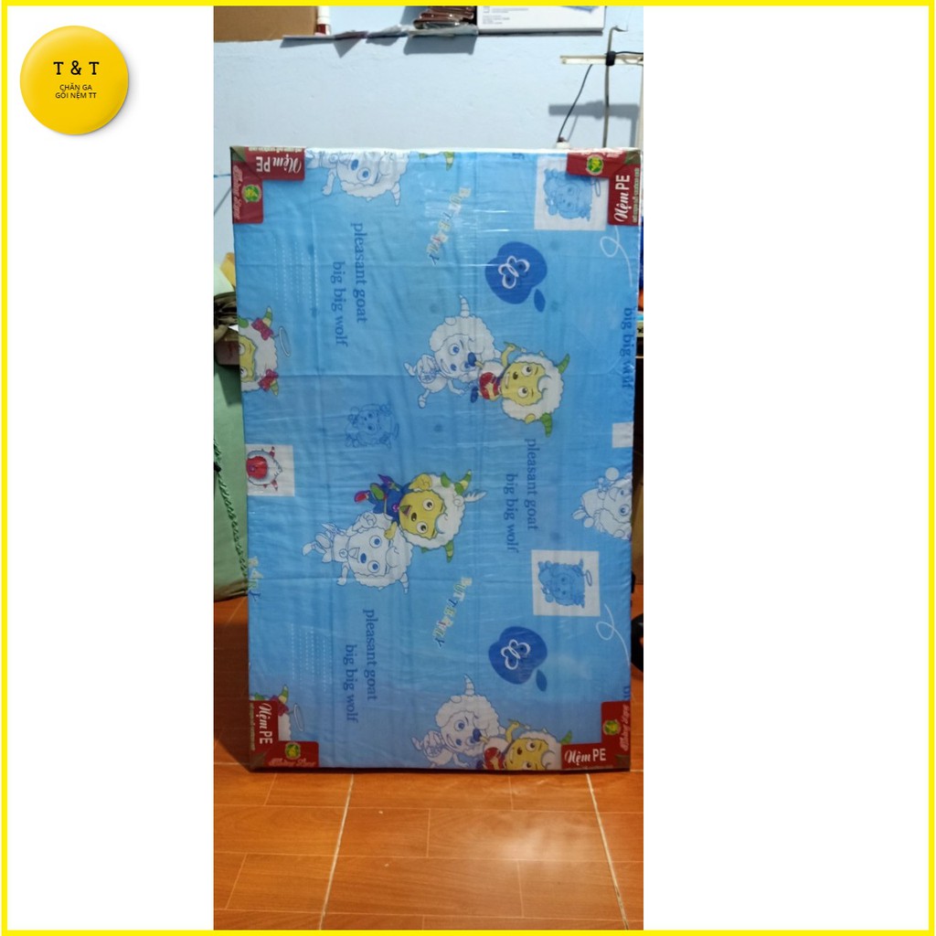 Nệm Pe Gấp 3 1m x 2m x 3cm - gọn nhẹ, nệm 1 người nằm - nệm cho sinh viên