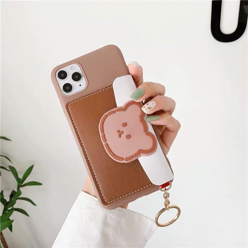 Ốp Điện Thoại Mềm In Hình Gấu Hoạt Hình Cho iphone 14promax 13promax 6 7 8 plus 11 11 pro 11 promax 12 12 pro 12 promax