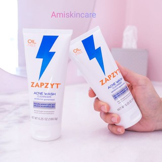 Sữa rửa mặt dành cho da mụn Zapzyt Acne Wash Cleanser 2% BHA