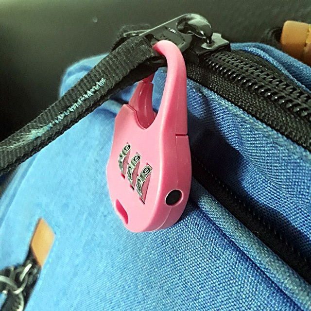 Ổ khoá số mini bằng kim loại nhỏ gọn nhiều màu