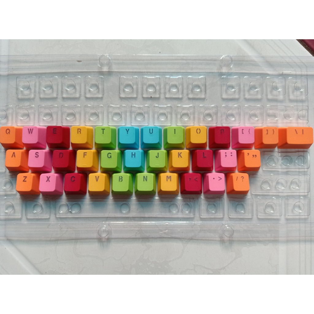 Nút keycap phím Xuyên Led Bộ Mix sẵn nhựa Pbt Cá Nhân Hóa Kiểu OEM chỉ dành cho Phím Cơ