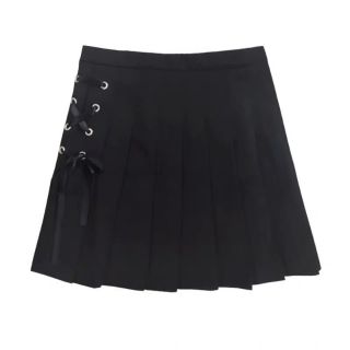 Chân váy kaki cột dây bên hông