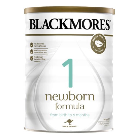 Sữa Blackmores 01 Newborn Formula 900g dành cho trẻ dưới 6 tháng tuổi