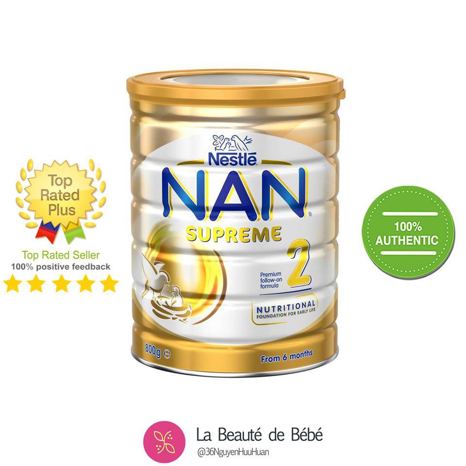 Sữa NAN Supreme Úc số 1-2-3-4 800gr [HSD 2 Năm Kể Từ Ngày Sản Xuất]