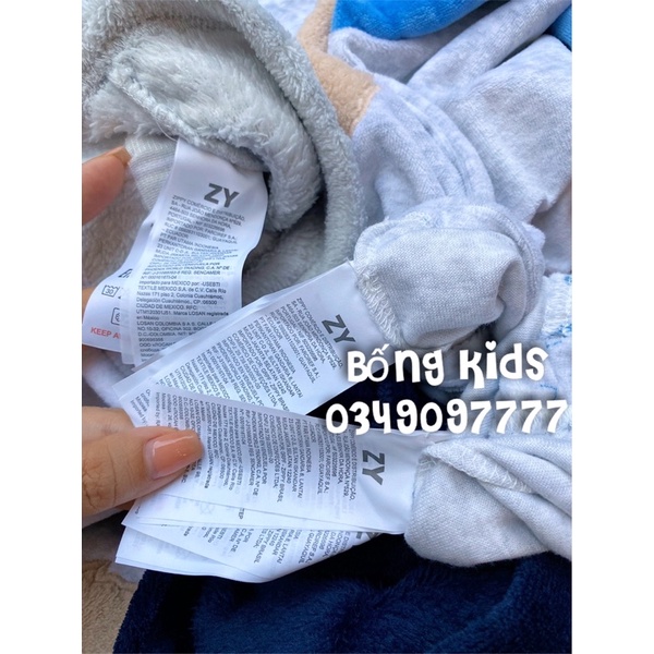 Bộ Nỉ Bé Trai Thêu Hình ZY