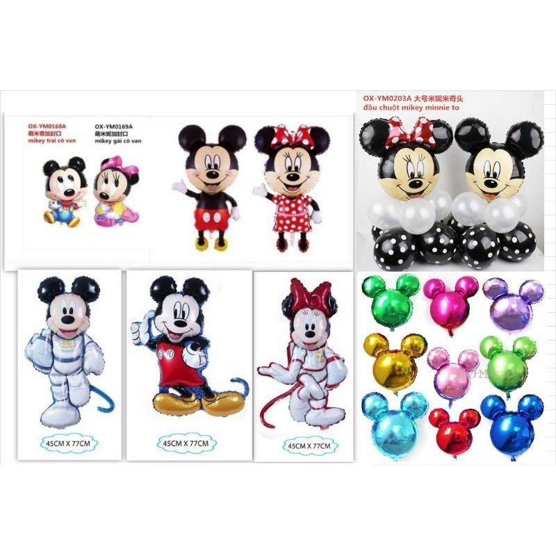 Bóng hình chuột mickey size to, nhiều mẫu