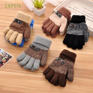 Găng tay len dày giữ ấm cho bé trai