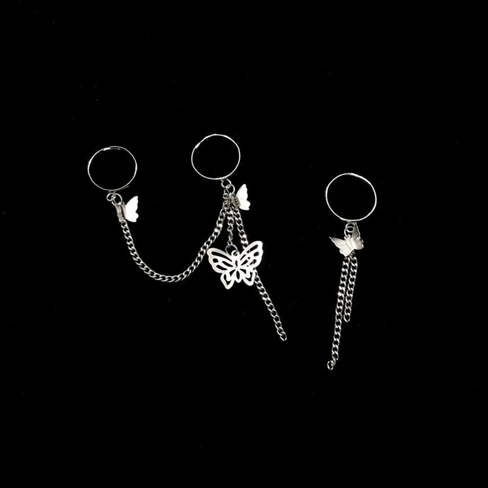 Nhẫn Đeo Tay Hình Bướm Đính Đá Thời Trang