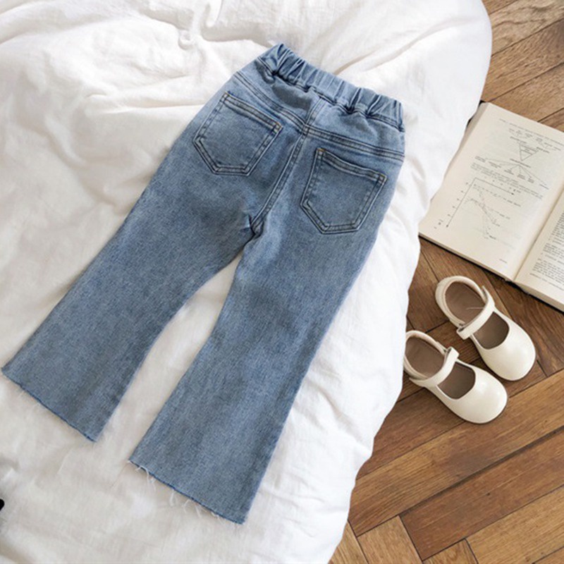 Quần Jean Co Giãn Màu Sắc Xinh Xắn Dễ Phối Đồ Cho Bé Gái Se7En