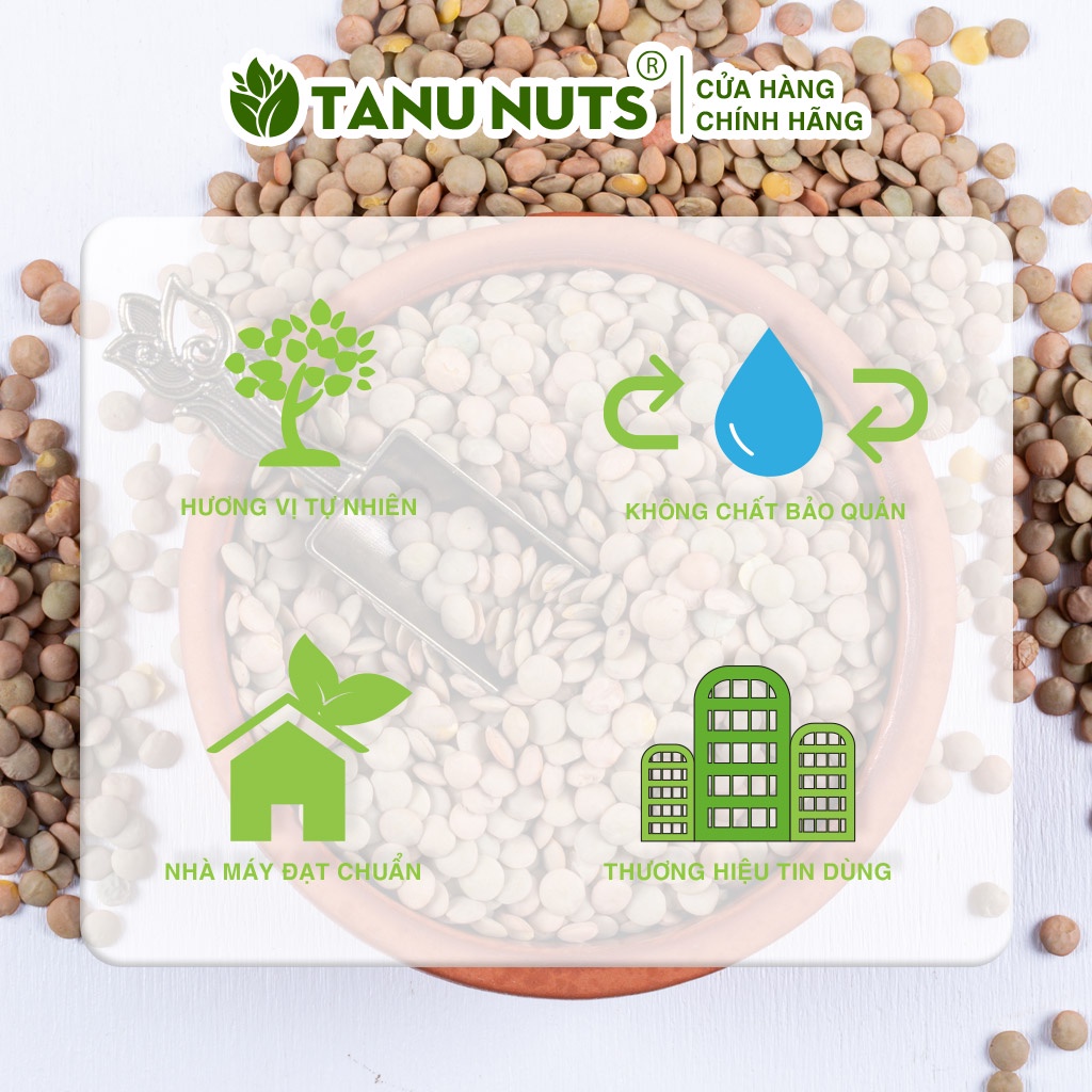 Đậu lăng hữu cơ Bio Planet nhập khẩu Ba Lan tốt cho bà bầu và bé ăn dặm