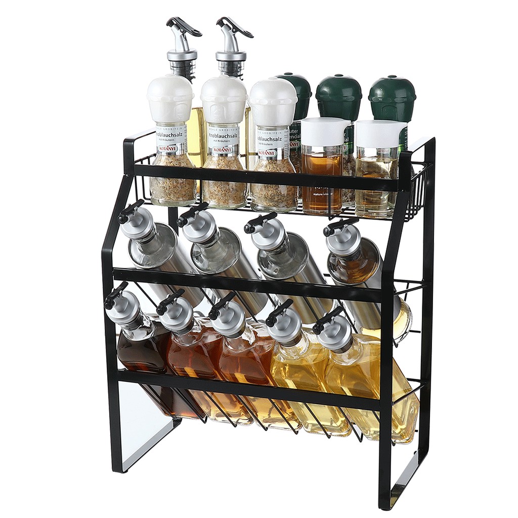 Kệ sắt đựng gia vị 3 tầng Yousiju