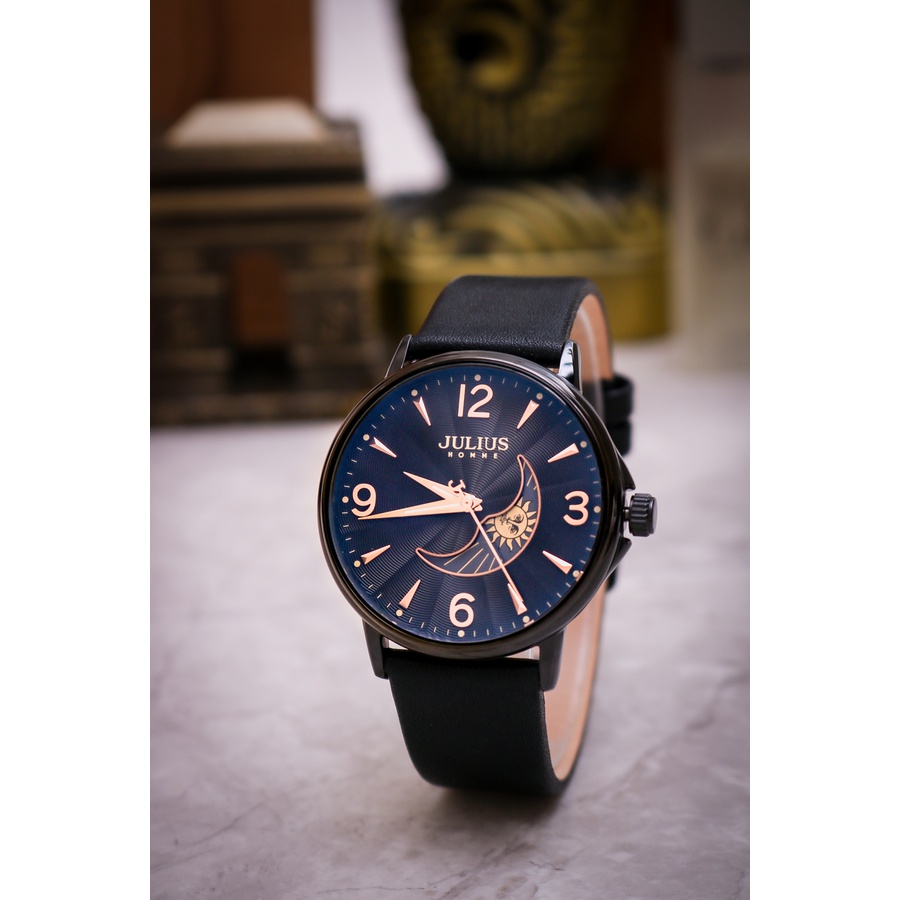 Đồng Hồ Nam JAH-135 Julius Hàn Quốc Dây Da