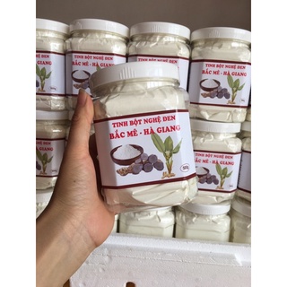 Tinh bột nghệ nguyên chất Hà Giang, tinh bột nghệ ĐEN hộp 500gram