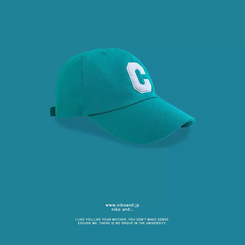 Mũ lưỡi trai thêu chữ C, nón kết nam nữ form unisex phong cách ulzzang Hàn Quốc cá tính năng động vải cotton NC77