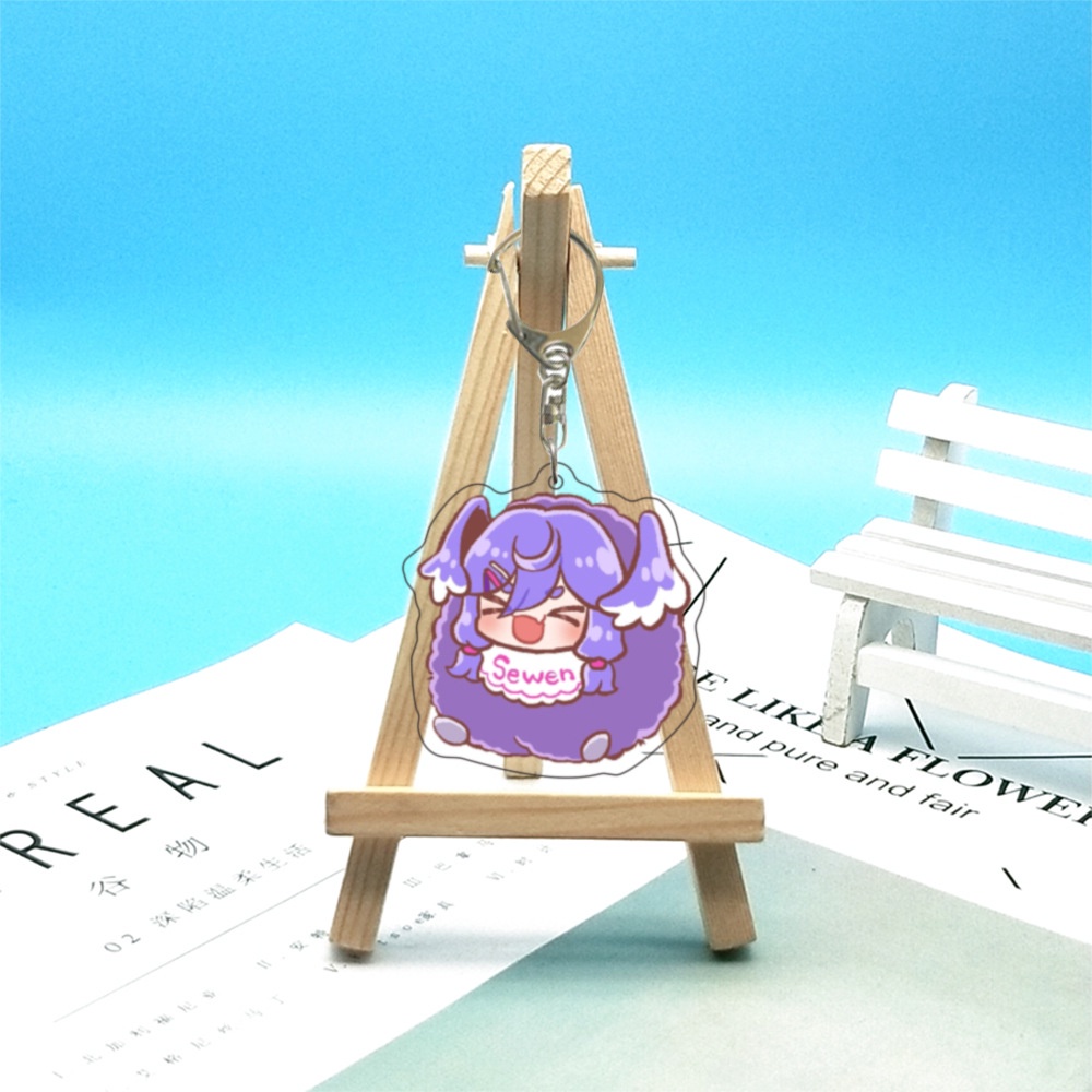 Móc Chìa Khóa Hình Ellen NIJISANJI Vtuber LUXIEM Anime Mysta Dễ Thương
