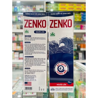 DUNG DỊCH VỆ SINH MŨI ZENKO - 75ml